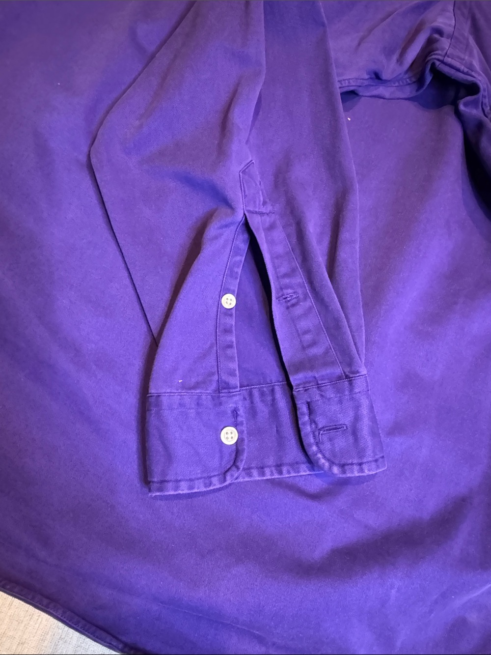 Ralph Lauren Deep Purple Button-Down Men's Shirt - Picture 13 of 13